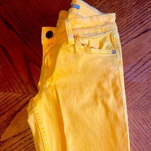 Level 99 Yellow Jeggings Size 26 Never Worn